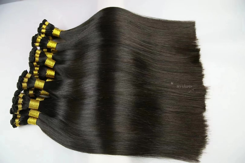 Hand tied Weft hair 